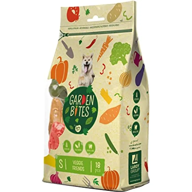 Duvo+ Garden Bites Veggie Friends, Hundesnack mit 280 g für gesunde Ernährung