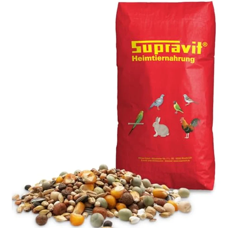 Supravit Reise Taubenfutter 25kg, Weizenfreies hochwertiges Nahrungsmittel für Zucht Tauben, optimale Körnermischung zur Unterstützung von Kondition und Leistungsfähigkeit – Bild 1