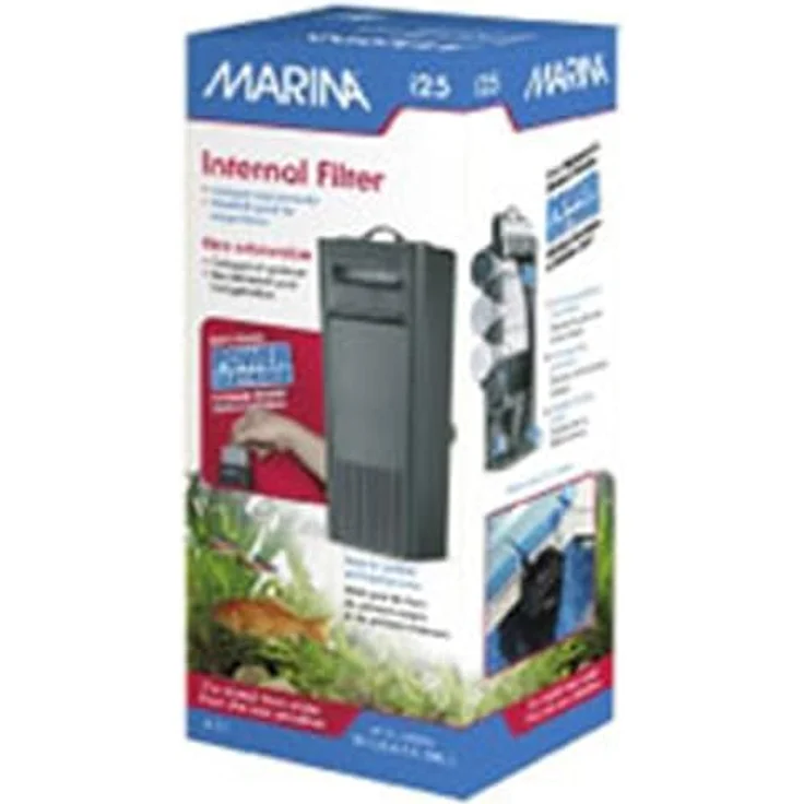 Marina Aquariumfilter Innenfilter i25, kompakter 3-Stufen Wasserfilter für Aquarien bis 25 Liter, energieeffizient – Bild 2