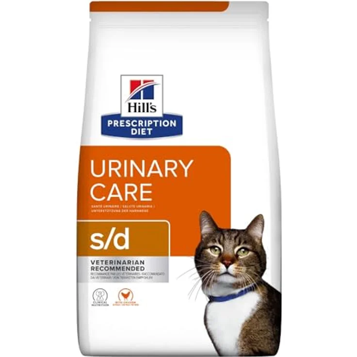 Hill's Prescription Diet s/d, Trockenfutter für Katzen zur Unterstützung der Harnwegsgesundheit, 3 kg – Bild 1