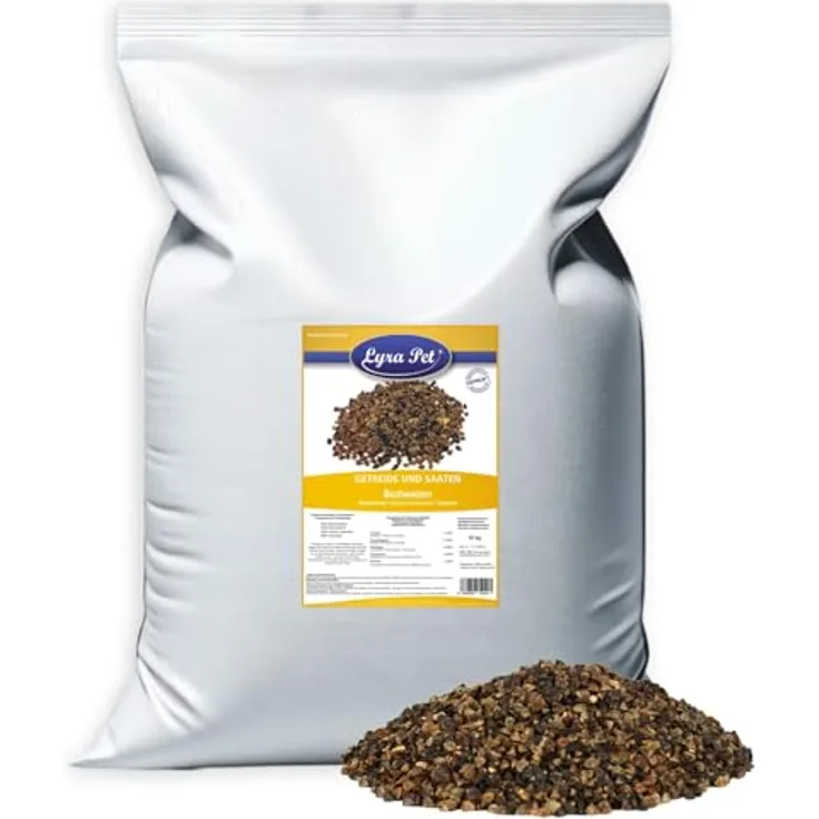 Lyra Pet® Buchweizen 10 kg, nährstoffreiches Ergänzungsfutter für Wildvögel & Kleinnager, reich an Proteinen, Kohlenhydraten & Ballaststoffen