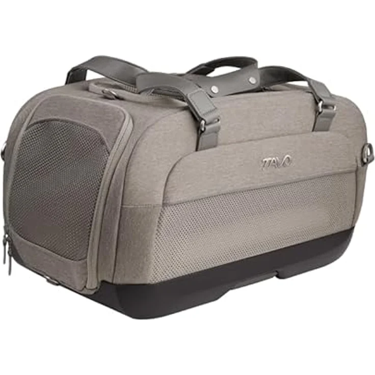 Tavo Hunde-Transportbox Dupree II Tiertransporttasche, Flugzeugtauglich, bis 9 kg, mit Isofix-System, luxuriöse Premium-Akzente, UV-Schutz 50+, 2 Matratzenauflagen – Bild 3