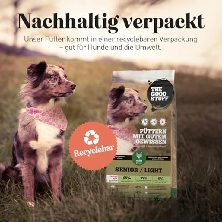 The Goodstuff Senior und Adult Light Huhn, Hunde-Trockenfutter mit hohem Fleischanteil, 2,5kg – Bild 8