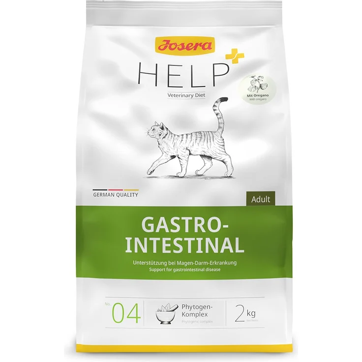 Josera Help Gastrointestinal Katze, 2kg Trockenfutter für Magen-Darm-Probleme, glutenfrei und hochverdaulich