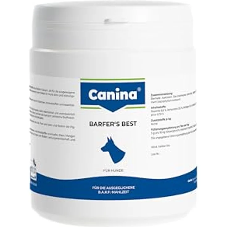 Canina Barfer's Best, Ergänzungsfuttermittel für Hunde mit hochwertigen Vitalstoffen, 0,5 kg, hellbraun – Bild 1