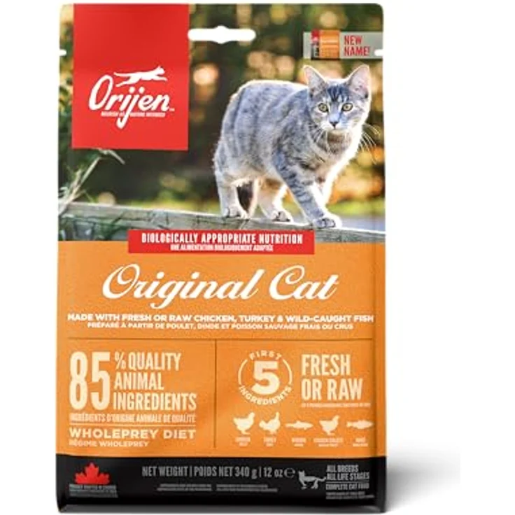 Orijen Cat & Kitten Whole Prey, Katzen-Trockenfutter mit hoher Proteinquelle, 1,8 kg – Bild 1