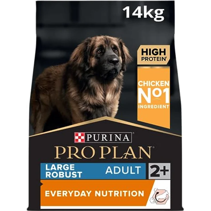 PRO PLAN Adult Large Robust Hundefutter, Trockenfutter mit Huhn & Reis, 14 kg – Bild 1