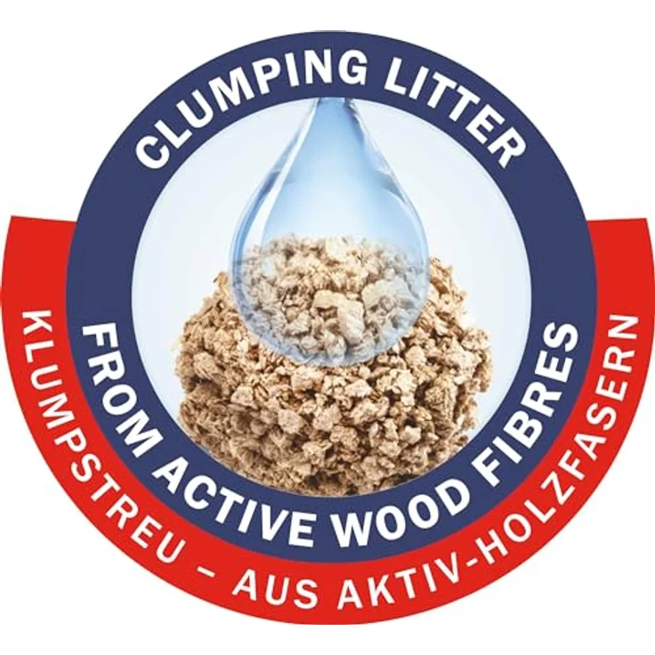 Cat's Best Öko Plus Katzenstreu, klumpend, 17.20 kg, extrem wirtschaftlich mit hervorragender Geruchsbindung – Bild 5