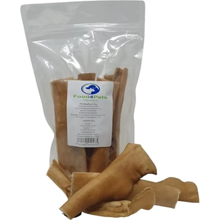 Food4Pets Pferdekopfhaut 250g, 100% Pferd, Monoprotein Hundesnack, getreidefrei und zuckerfrei, schonend getrocknet – Bild 3