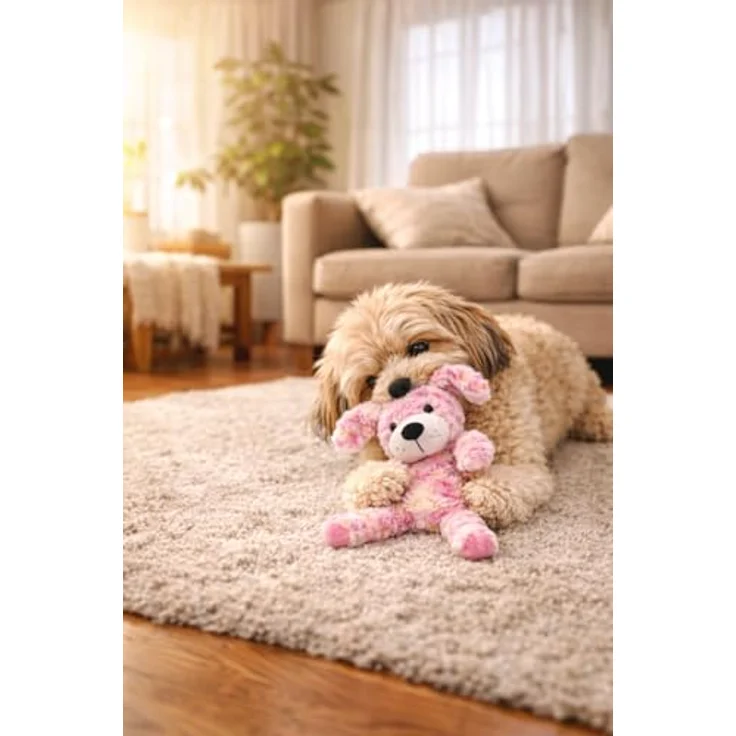 Flamingo Roza Hund Rosa XL, 42 cm Plüschspielzeug mit Quietscher und Knistereffekt – Bild 4