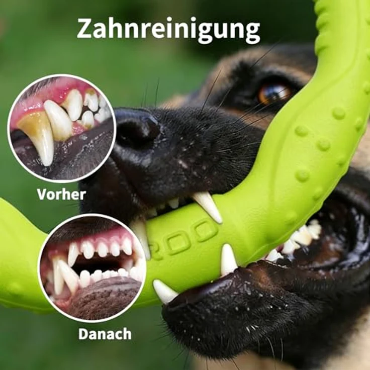 LaRoo Hund Frisbee, unzerstörbarer Fitness-Ring, schwimmfähig und wasserdicht, 18 cm, für mittel und kleine Hunde – Bild 4