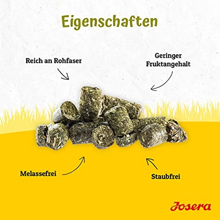 JOSERA Kraut & Rüben Heucobs, 20 kg | Premium Pferdefutter, melassefrei und ohne Zuckerzusatz, CO2-neutral, staubfrei, für haarige Auffütterung – Bild 5