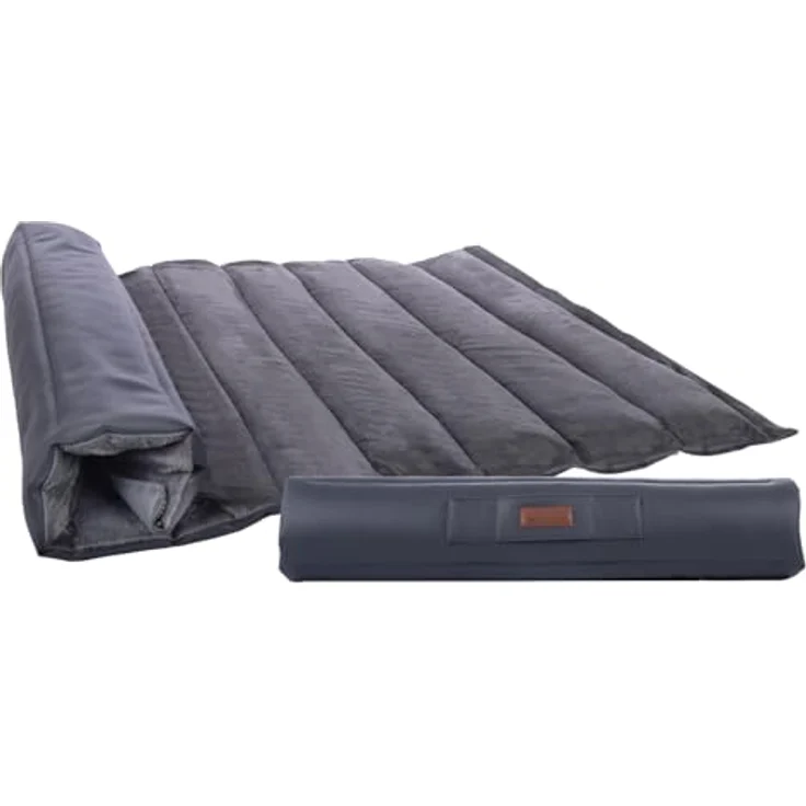 Petlando Travelmat Columbia, Hundedecke in anthrazit, M - 110 x 70 cm, pflegeleicht mit Tragegriff – Bild 1