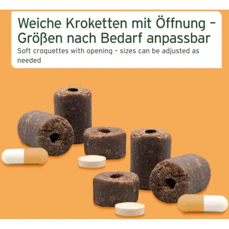 AniForte Versteckerlis für Hunde, formbarer Hundesnack zum Verstecken von Tabletten & Kapseln, 40 Stk/250 g, getreidefrei, mit Hähnchenfleisch – Bild 2