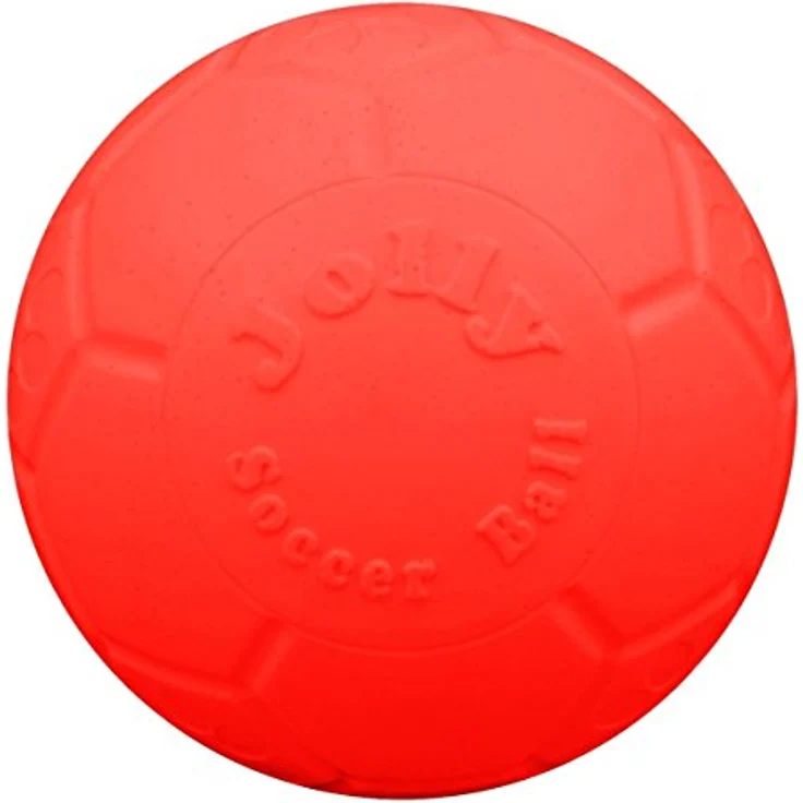 Jolly Pets Jolly Soccer Ball Grün L (20 cm), bissfestes Ballspielzeug für Hunde, schwimmfähig, mit Apfelduft – Bild 4