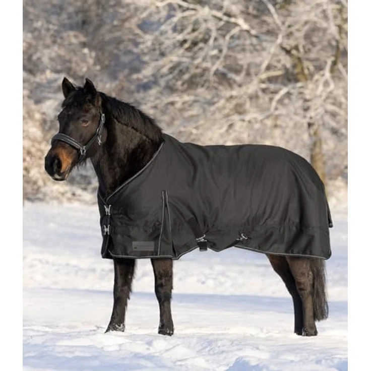 WALDHAUSEN Outdoordecke Nordic Light, atmungsaktiv und wasserdicht, schwarz, 135 cm – Bild 2