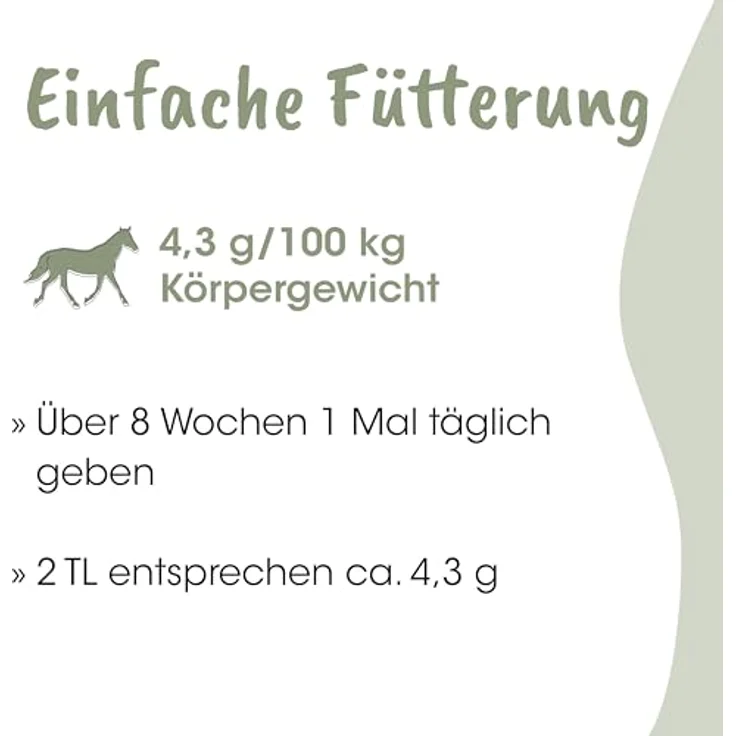 cdVet EQUIGREEN RosseRegulat Pulver für Pferde, 2 kg Packung, freiverkäuflich – Bild 5