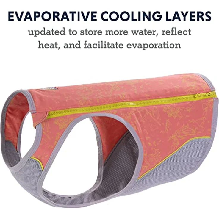 Ruffwear Swamp Cooler Zip™ Kühlweste für Hunde, leichtgewichtige Verdunstungskühlung, pink, Größe L – Bild 4
