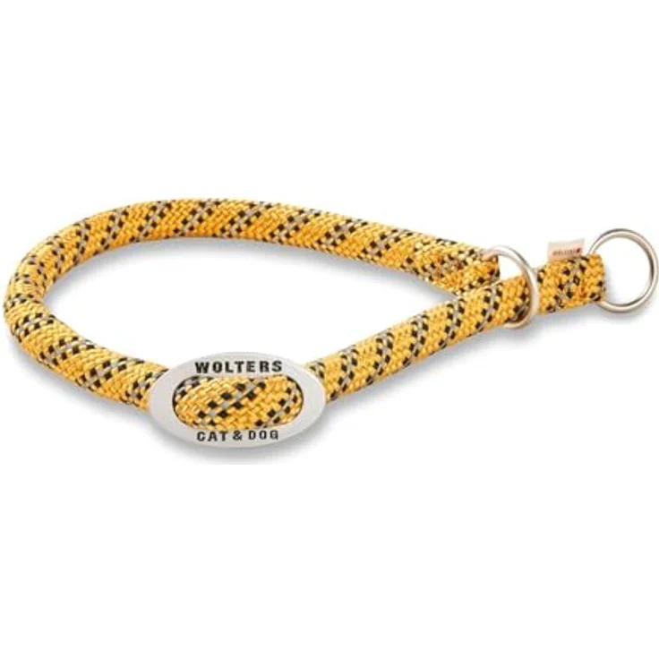 Wolters Everest-Tauprogramm Schlupfhalsband 55 cm x 1,3 cm, robustes Nylongewebe mit Zugbegrenzer, curry gelb/schwarz – Bild 2