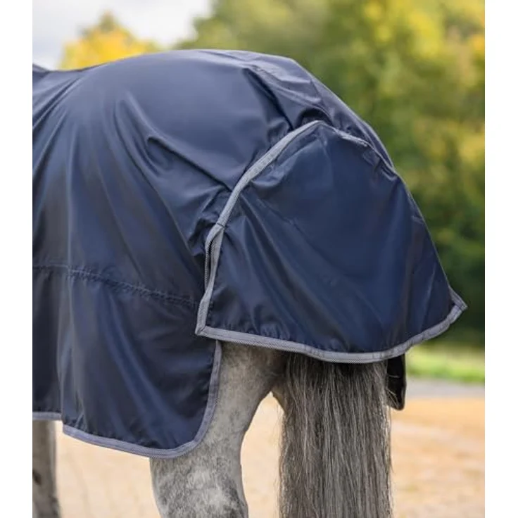WALDHAUSEN Economic Regendecke, wasserdicht aus 420-Denier-Polyester, atmungsaktiv, Nachtblau, 135 cm – Bild 5