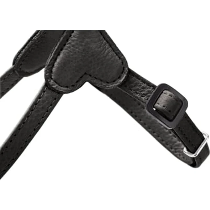 Hunter Hundegeschirr SOHO MINI, Schwarz, weiches Rindsleder, leicht, fellschonend, für kleine Hunde & Welpen, Made in Germany, Größe XS – Bild 2