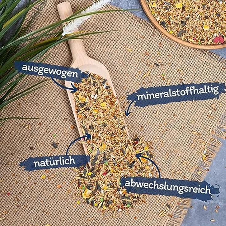 Lyra Pet® Nymphensittichfutter 25 kg | Alleinfutter für Großsittiche | Artgerechte, natürlich Zutaten, energiereich und abwechslungsreich – Bild 2