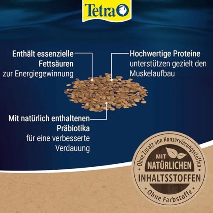 Tetra Goldfish Crisps, Fischfutter in Crisp-Form mit optimiertem Protein-Fett Verhältnis, 250 ml Dose – Bild 4