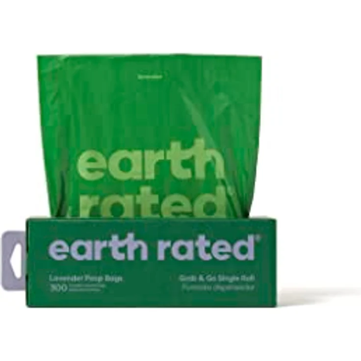 Earth Rated Hundekotbeutel, dicke Grab & Go Einzelrolle, 300 Beutel mit Lavendelduft, 100% auslaufsicher, 65% recyceltes Plastik, ideal für den Garten – Bild 4