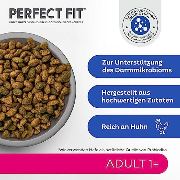 Perfect Fit Katze Adult Huhn, Trockenfutter für erwachsene Katzen, 7kg – Bild 6