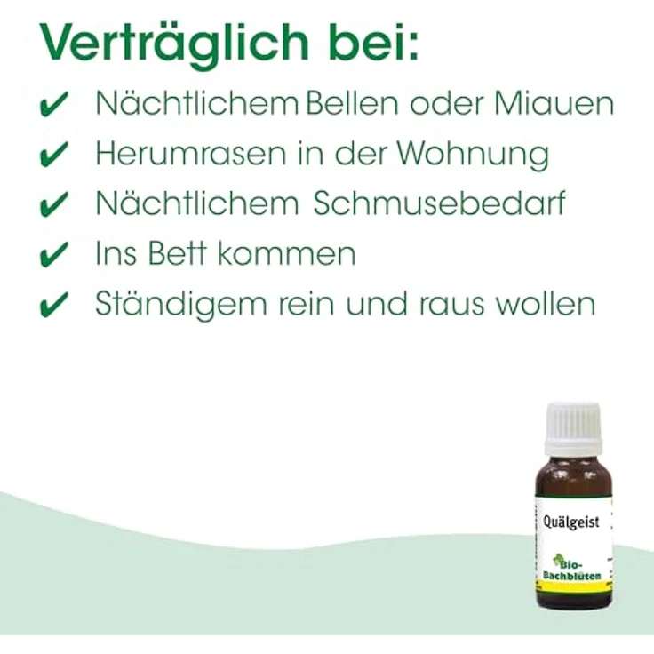 cdVet Bio-Bachblüten Quälgeist 20ml für Tiere | Natürliche Blütenessenzen ohne Alkohol, hohe Akzeptanz – Bild 3