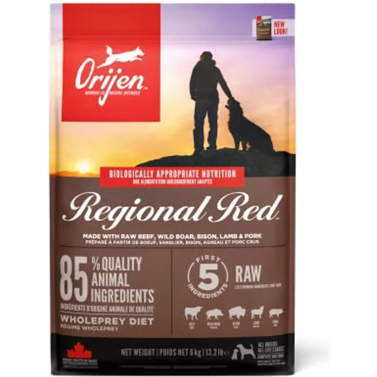 Orijen Regional Red, Hundefutter mit rotem Fleisch, 6 kg – Bild 1