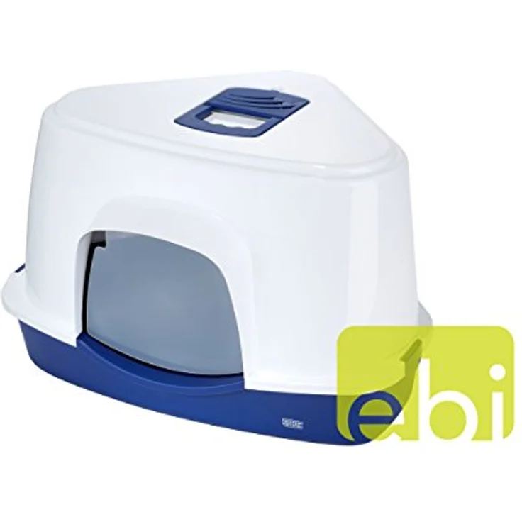 Europet Bernina 441-131138 Canto Katzentoilettenhaus 56 x 70 x 46 cm, blau – Bild 2