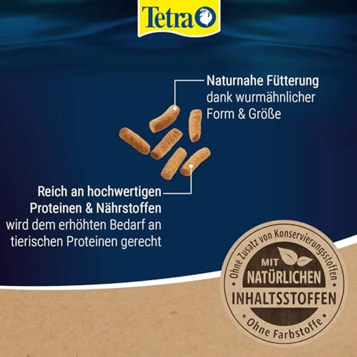 Tetra Cichlid Sticks, Fischfutter für große Cichliden, schwimmfähige Futtersticks im 10L Eimer, reich an tierischen Proteinen – Bild 3