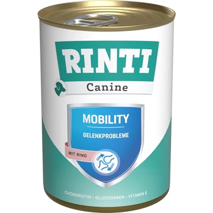Rinti Canine Mobility Rind, Hunde-Nassfutter zur Unterstützung des Gelenkstoffwechsels, 6x400g – Bild 2