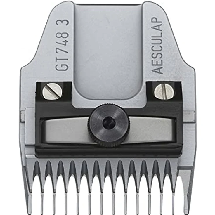 Kerbl GT748 Aesculap Favorita Scherköpfe, Grob Gezahnt für Hunde, 3mm Schnittlänge, 40mm Breite, 100 Stück – Bild 1