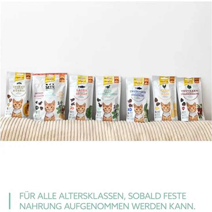 GimCat Crunchy Snacks Ente mit Katzenminze, Katzensnack, 50g – Bild 6
