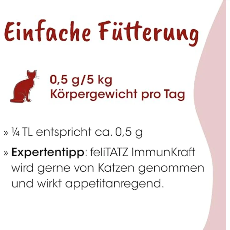 cdVet ImmunKraft, 30g gefriergetrocknetes Rinderkolostrum zur Stärkung des Immunsystems bei Katzen, 1er Pack – Bild 5