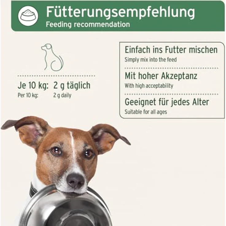 AniForte Barf Naturkräuter Mix für Hunde 250 g - Unterstützt Verdauung und Immunsystem, enthält Enzyme, Chlorophyll & Vitamine, natürliche Futterergänzung – Bild 4