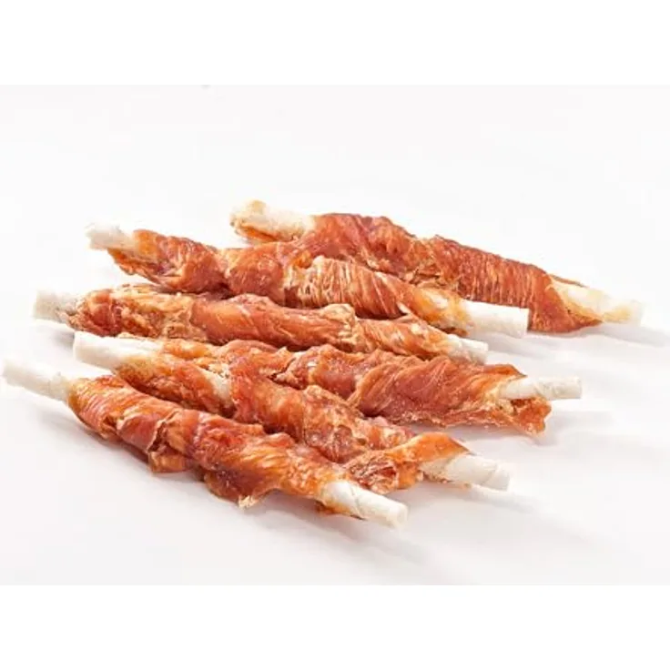 123... Hund dabei! Hähnchenfilet Kaurolle, 150g (ca. 16 Stück), Hundesnack für gesunde Kaumuskulatur