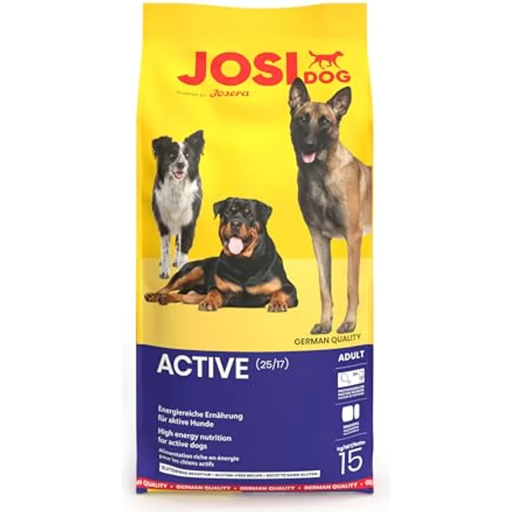 JosiDog Active Huhn, Trockenfutter für aktive Hunde, 15 kg, glutenfreie Rezeptur mit 80% tierischem Protein, angereichert mit Vitaminen und Mineralstoffen – Bild 8