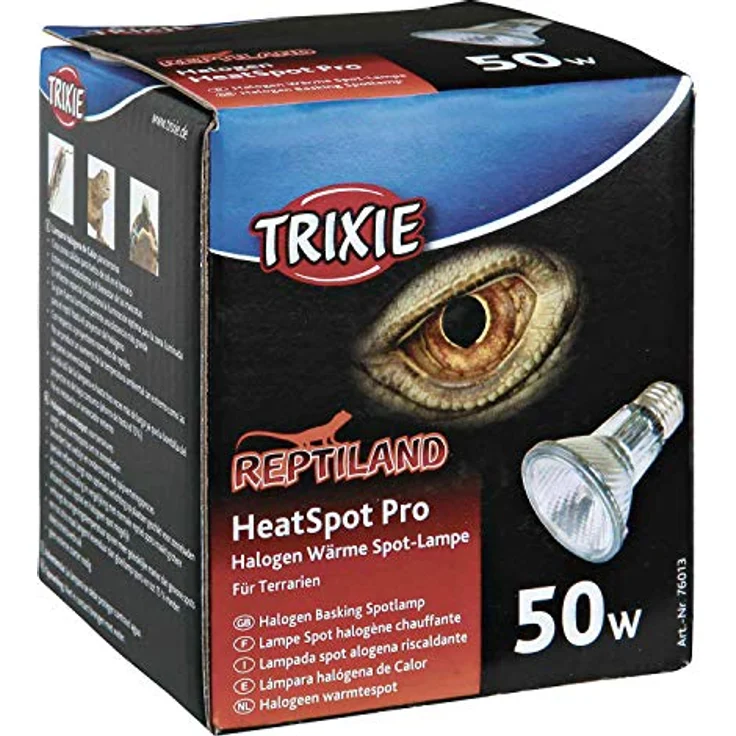 Trixie 76013 HeatSpot Pro, Halogen Wärme-Spotlampe mit Neodymium, ø 65 × 88 mm, 50 W für Terrarien – Bild 2