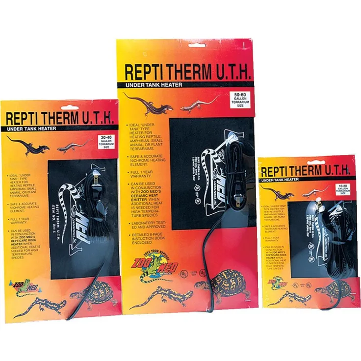 Zoo Med RH5, Terrarium Heizplatte für optimale Wärmeübertragung für Reptilien