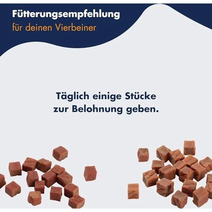 Dr. Clauder's Trainee Snack Mega Mix, leichter Verdaulicher Snack aus 95% Fleisch mit Inulin für Hunde und Katzen, Nährstoffreiche Leckerlis im Frischebeutel, 500g – Bild 4