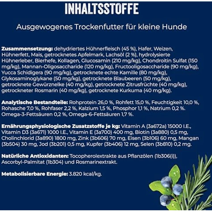 Brit Premium by Nature Adult S, Hunde-Trockenfutter 8kg für ernährungsbewusste Hunde – Bild 6