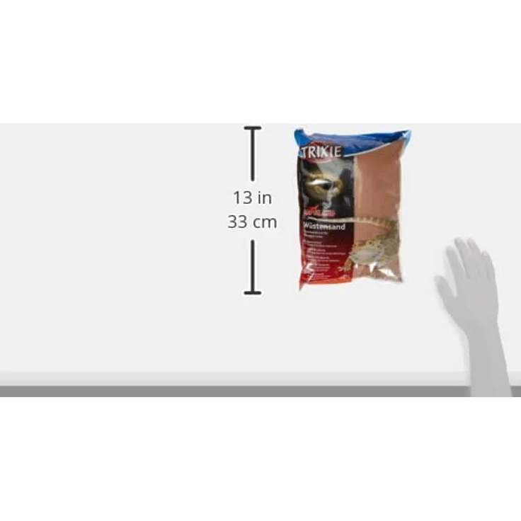 Trixie Reptiland Wüstensand rot, feinkörniger Bodengrund für Wüstenterrarien, 5kg – Bild 4