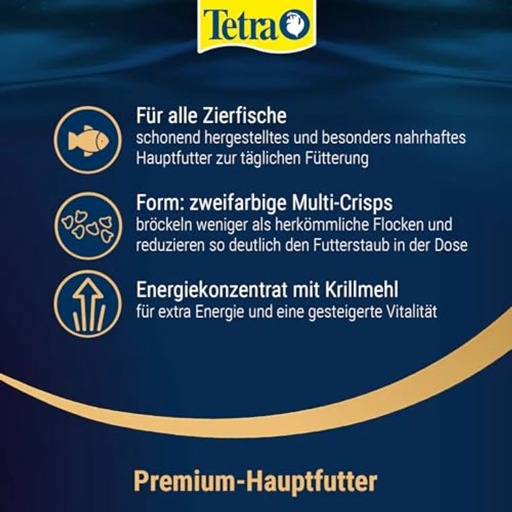 Tetra Pro Energy Multi-Crisps, Premium Fischfutter mit Energiekonzentrat und Vitaminen, 500 ml Dose – Bild 5