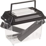 Exo Terra Cricket Pen, Pflegeset für Grillen mit belüfteter Abdeckung, Futter- und Wassernapf, klein (18 x 14 x 11 cm)