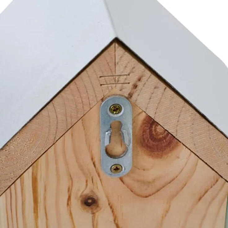 Siena Garden Nestperle Lotta, Nistkasten aus FSC-zertifiziertem Kiefernholz mit 32 mm Einflugloch und Marderschutz, witterungsbeständiges Stahlblechdach – Bild 5