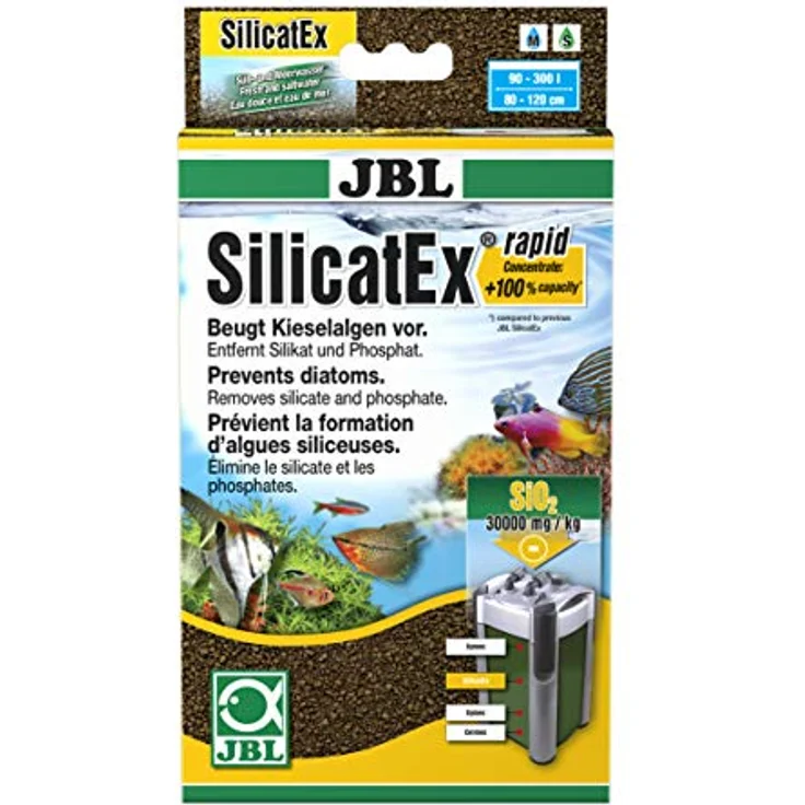 JBL SilikatEx Rapid 62347, Filtermaterial zur Entfernung von Silikat, 400 g für 200-400 l Wasser – Bild 2