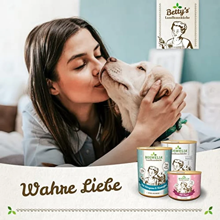 Boswelia Betty's Landhausküche Hund Geflügel & Wild mit Preiselbeeren, 6 x 200 g, hohe Bioverfügbarkeit für alle Hunderassen – Bild 5